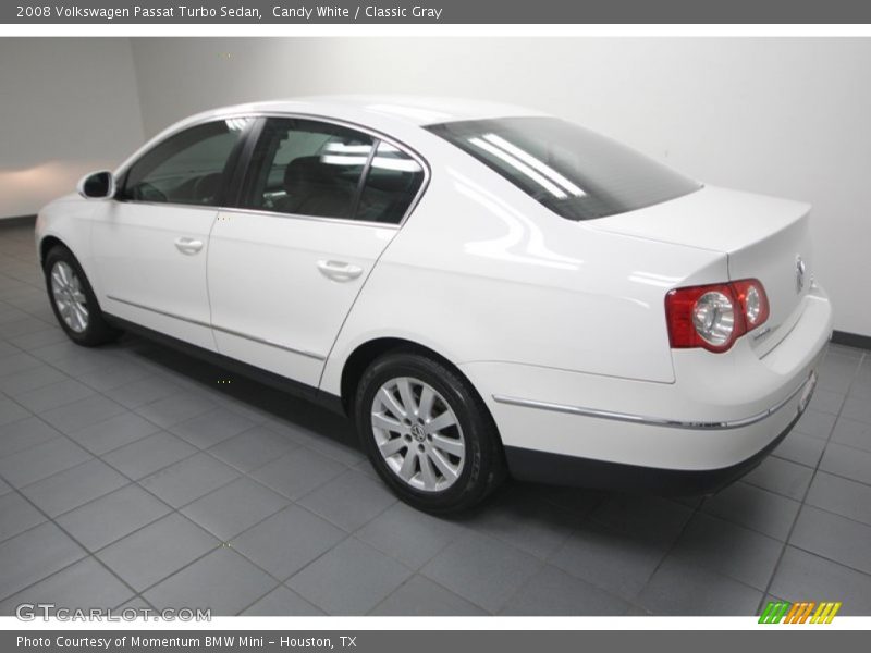 Candy White / Classic Gray 2008 Volkswagen Passat Turbo Sedan