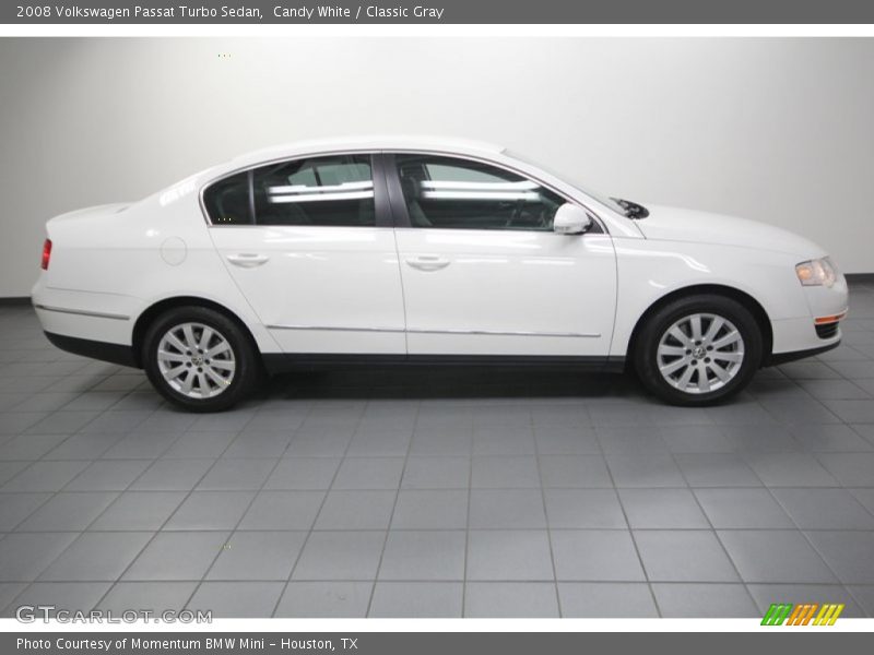 Candy White / Classic Gray 2008 Volkswagen Passat Turbo Sedan