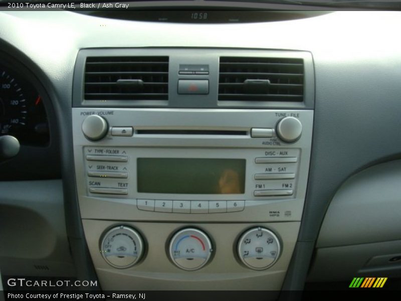 Black / Ash Gray 2010 Toyota Camry LE