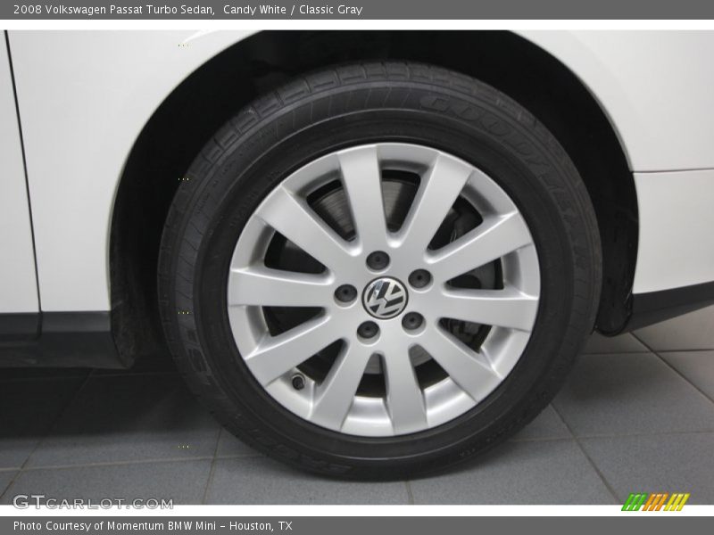 Candy White / Classic Gray 2008 Volkswagen Passat Turbo Sedan