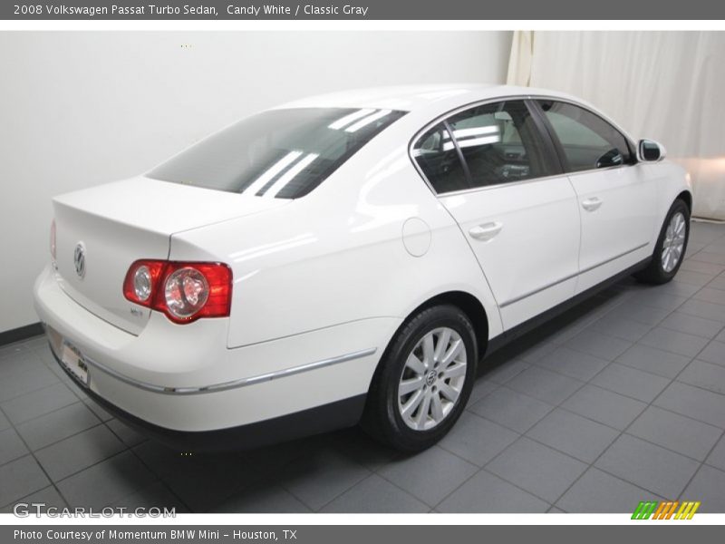 Candy White / Classic Gray 2008 Volkswagen Passat Turbo Sedan