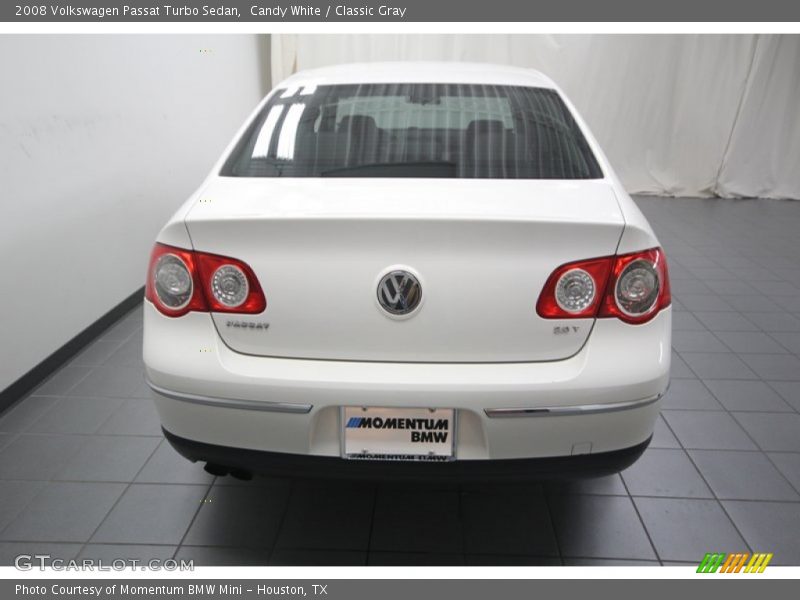 Candy White / Classic Gray 2008 Volkswagen Passat Turbo Sedan