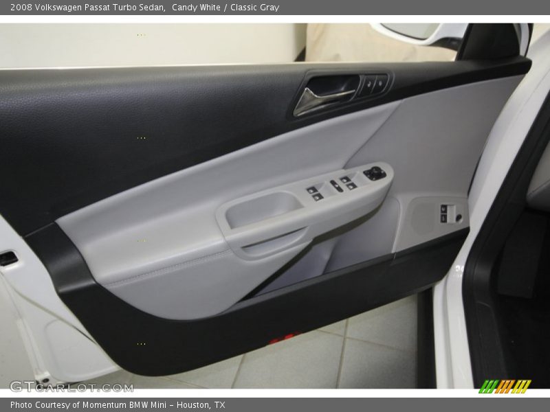 Candy White / Classic Gray 2008 Volkswagen Passat Turbo Sedan