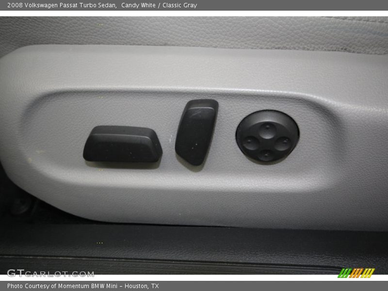 Candy White / Classic Gray 2008 Volkswagen Passat Turbo Sedan