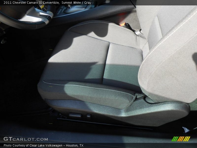 Summit White / Gray 2011 Chevrolet Camaro SS Convertible