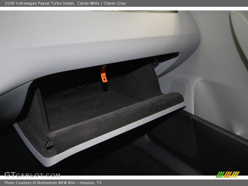 Candy White / Classic Gray 2008 Volkswagen Passat Turbo Sedan