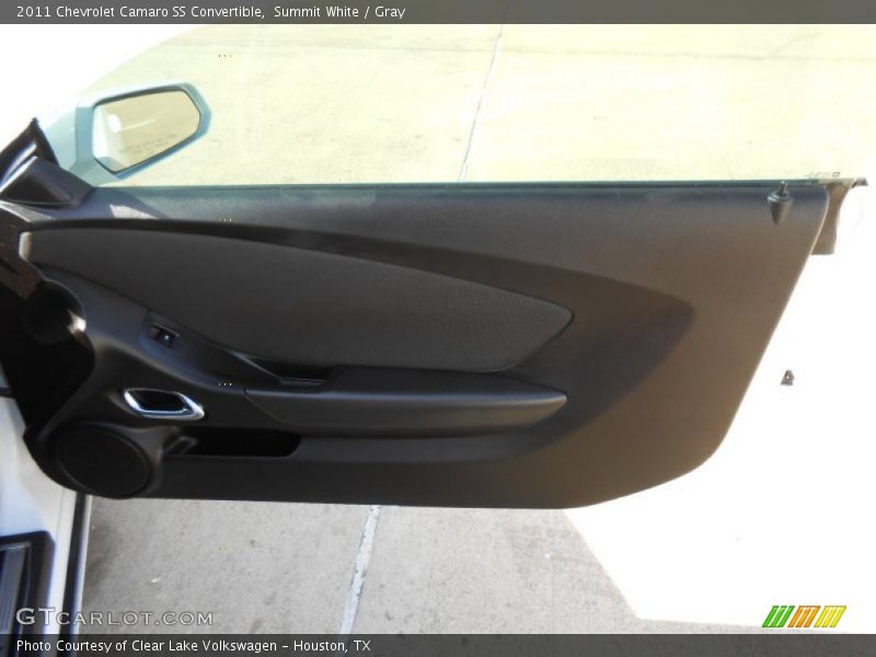 Summit White / Gray 2011 Chevrolet Camaro SS Convertible