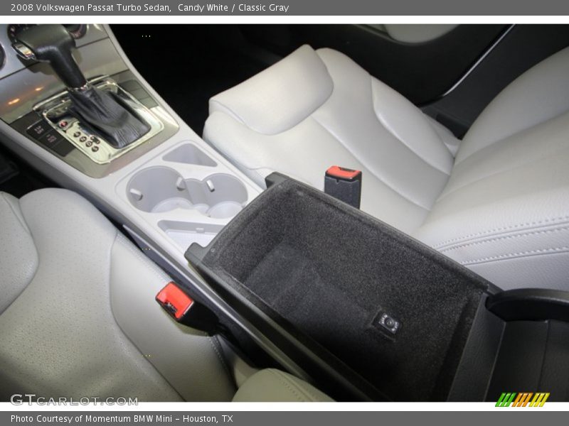 Candy White / Classic Gray 2008 Volkswagen Passat Turbo Sedan