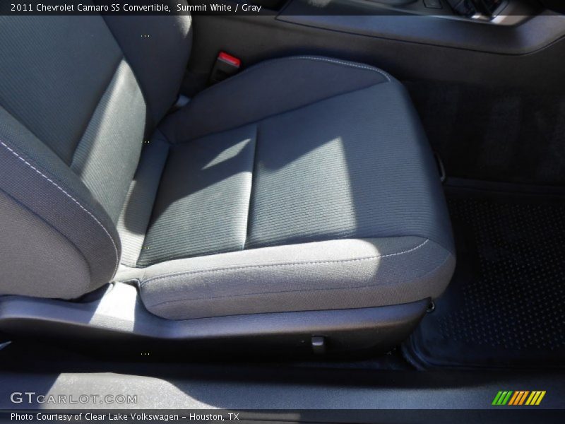 Summit White / Gray 2011 Chevrolet Camaro SS Convertible