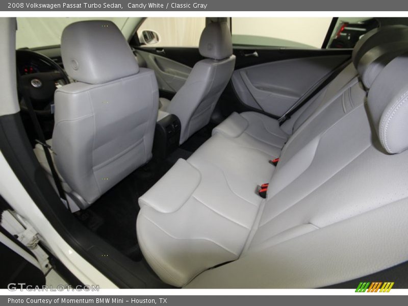 Candy White / Classic Gray 2008 Volkswagen Passat Turbo Sedan