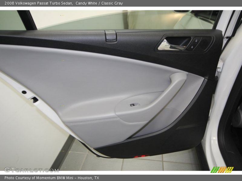 Candy White / Classic Gray 2008 Volkswagen Passat Turbo Sedan