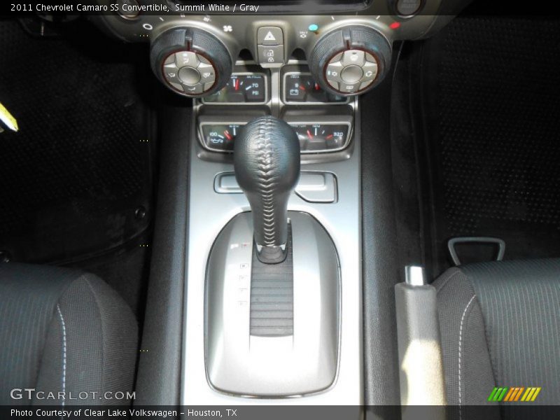 Summit White / Gray 2011 Chevrolet Camaro SS Convertible