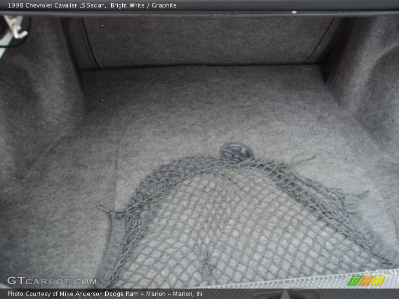 Bright White / Graphite 1998 Chevrolet Cavalier LS Sedan