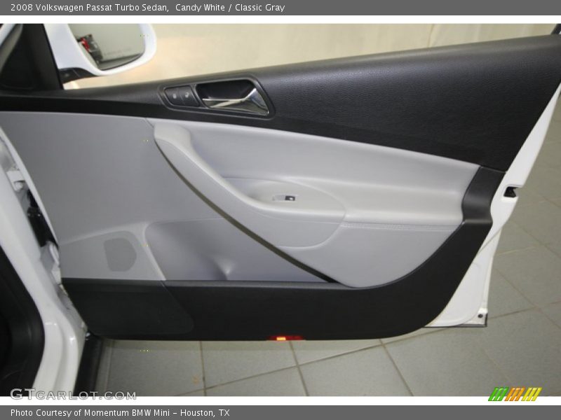 Candy White / Classic Gray 2008 Volkswagen Passat Turbo Sedan