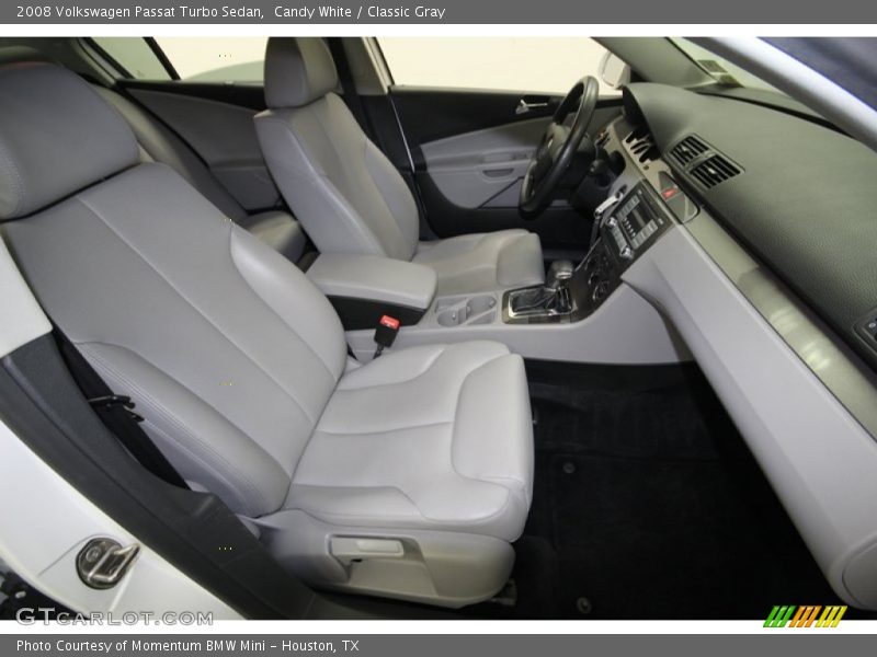 Candy White / Classic Gray 2008 Volkswagen Passat Turbo Sedan