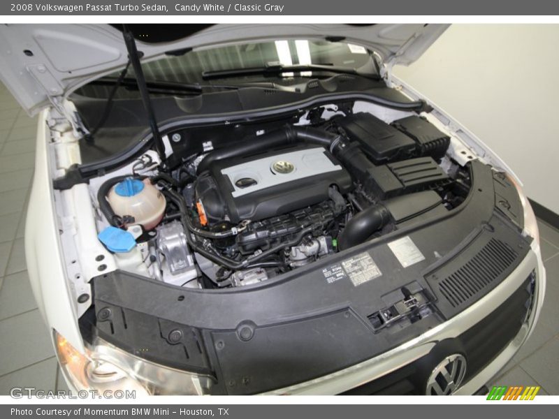 Candy White / Classic Gray 2008 Volkswagen Passat Turbo Sedan