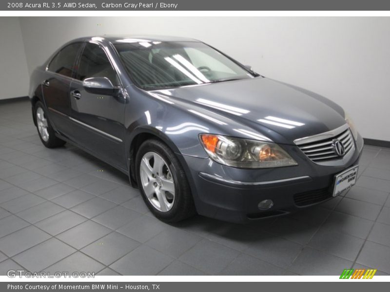 Carbon Gray Pearl / Ebony 2008 Acura RL 3.5 AWD Sedan