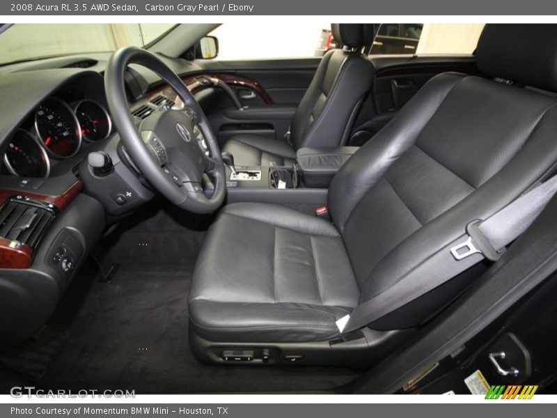 Front Seat of 2008 RL 3.5 AWD Sedan