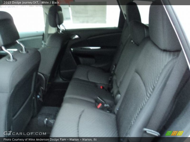 White / Black 2013 Dodge Journey SXT