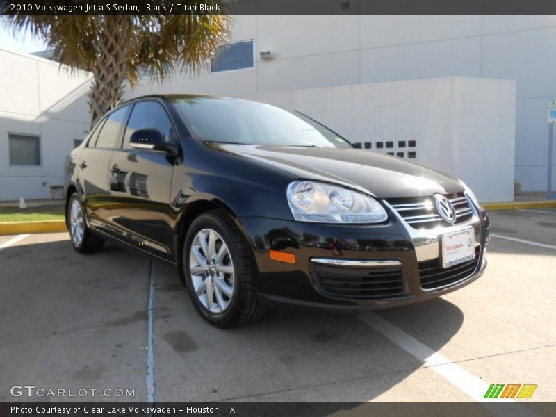Black / Titan Black 2010 Volkswagen Jetta S Sedan