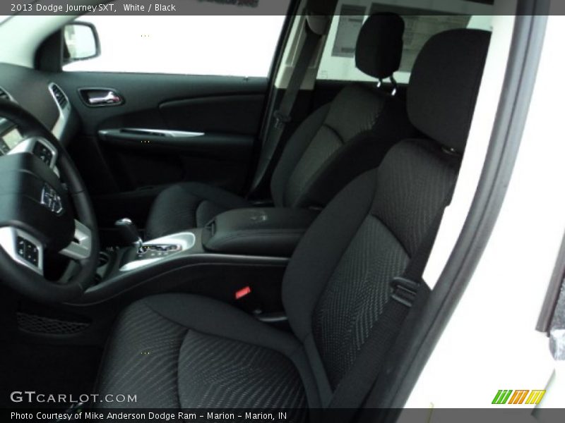 White / Black 2013 Dodge Journey SXT