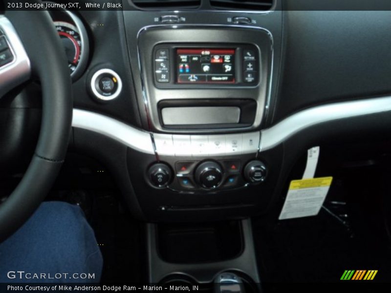 White / Black 2013 Dodge Journey SXT