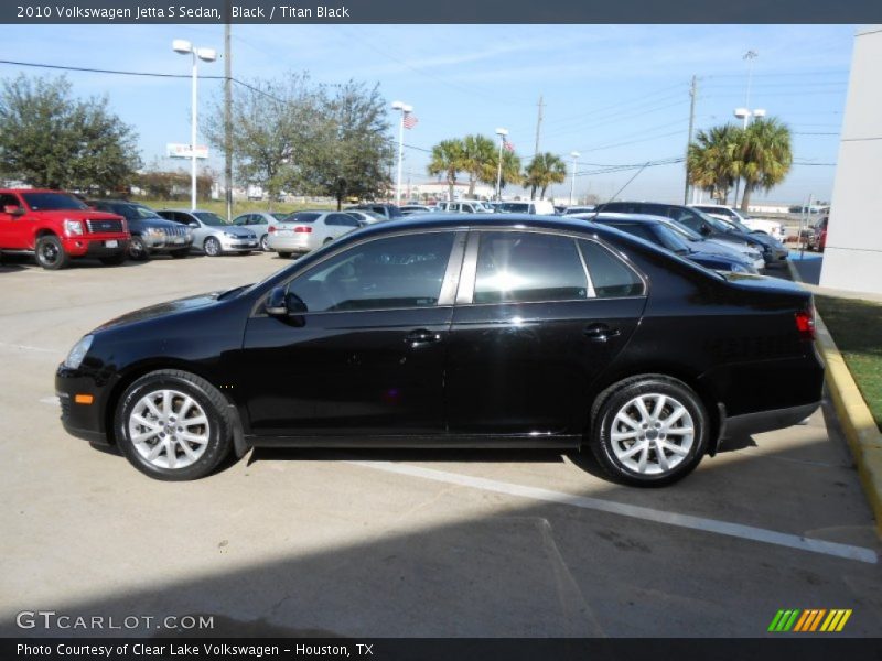 Black / Titan Black 2010 Volkswagen Jetta S Sedan