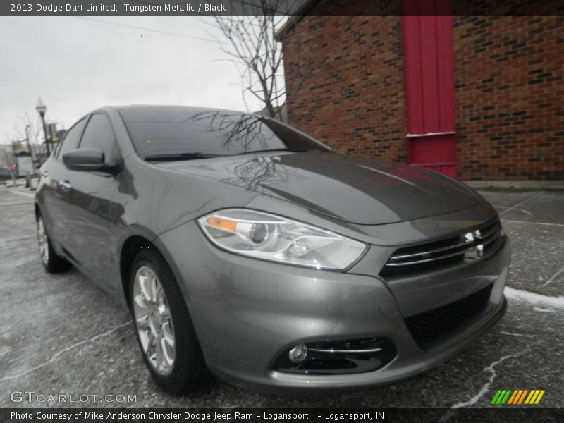 Tungsten Metallic / Black 2013 Dodge Dart Limited