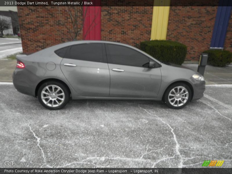 Tungsten Metallic / Black 2013 Dodge Dart Limited