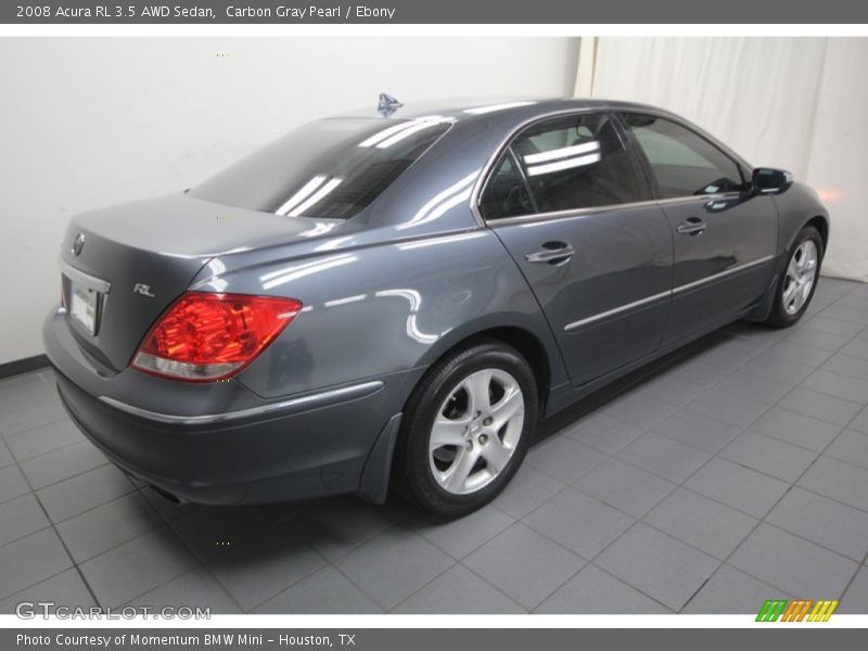 Carbon Gray Pearl / Ebony 2008 Acura RL 3.5 AWD Sedan