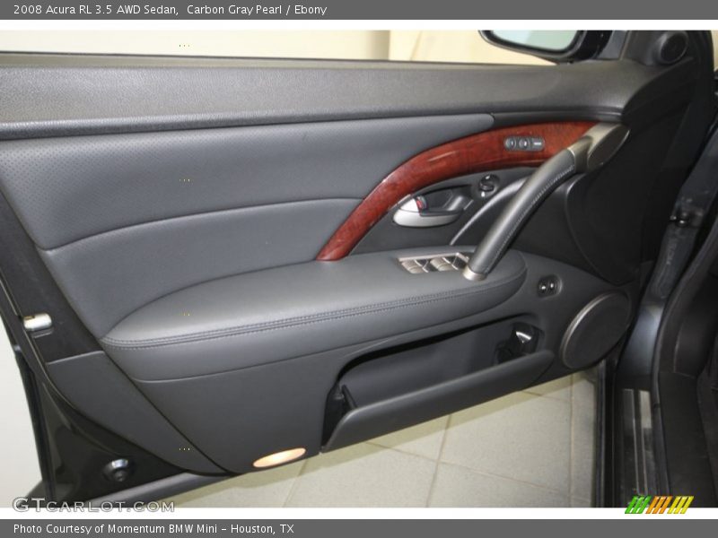 Carbon Gray Pearl / Ebony 2008 Acura RL 3.5 AWD Sedan