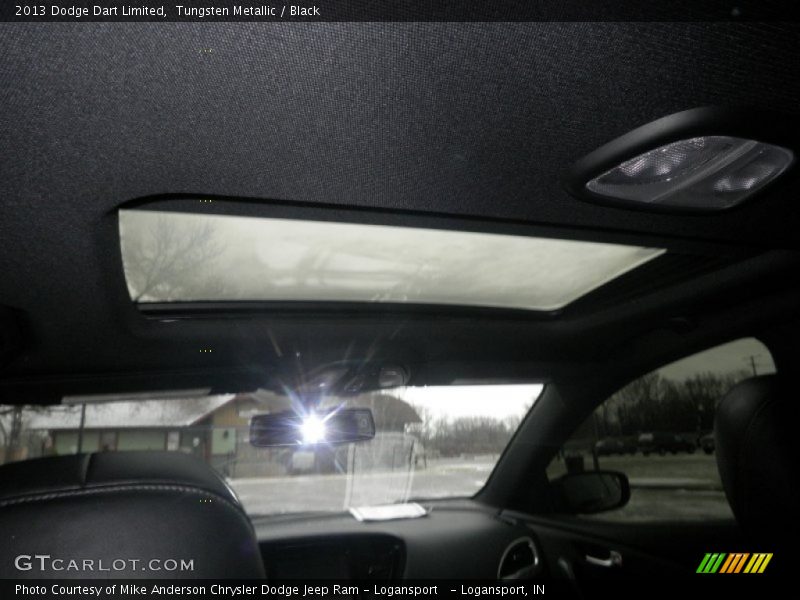 Tungsten Metallic / Black 2013 Dodge Dart Limited