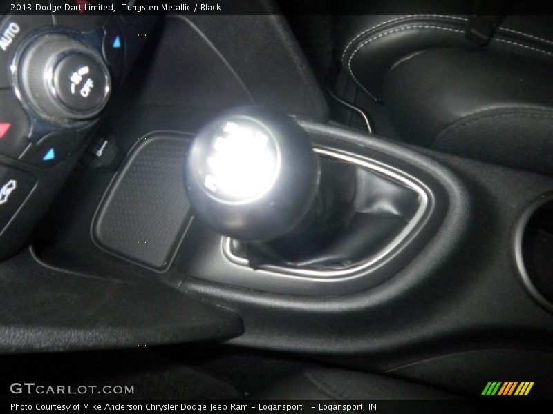 Tungsten Metallic / Black 2013 Dodge Dart Limited