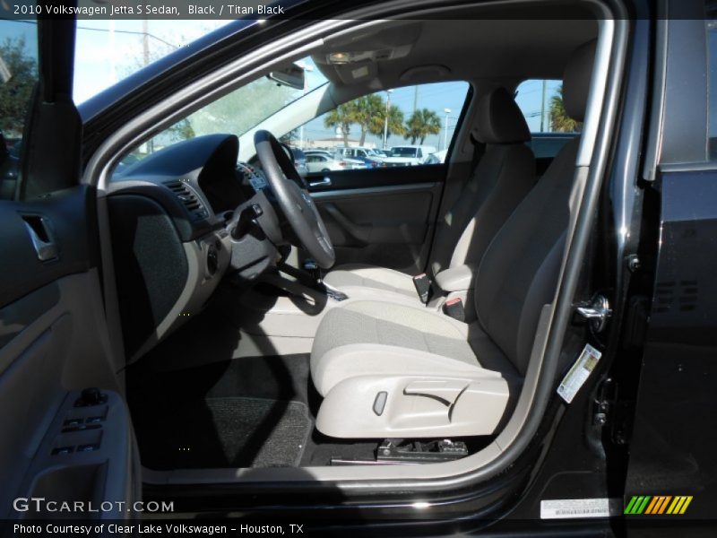 Black / Titan Black 2010 Volkswagen Jetta S Sedan