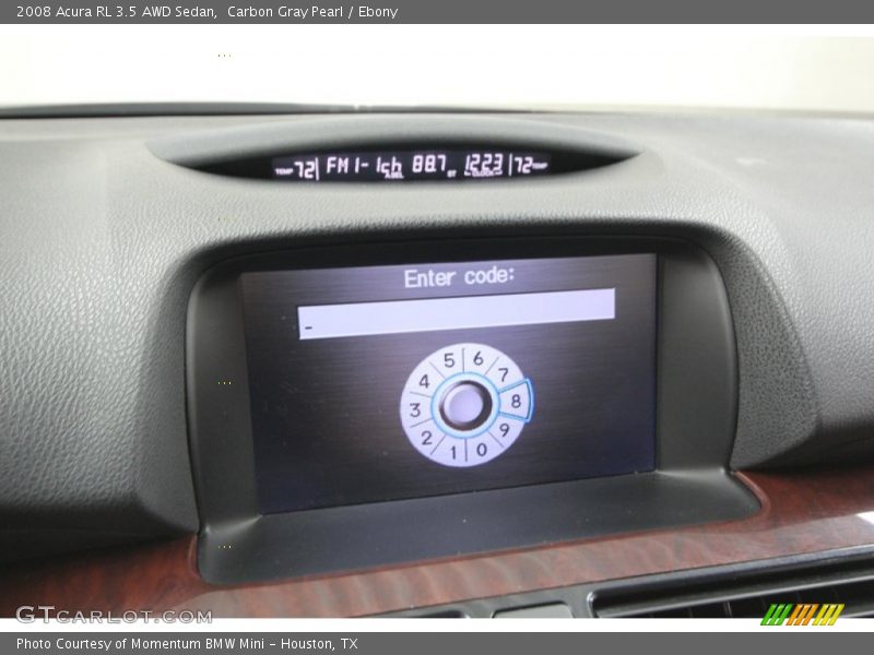 Carbon Gray Pearl / Ebony 2008 Acura RL 3.5 AWD Sedan