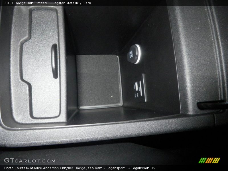 Tungsten Metallic / Black 2013 Dodge Dart Limited
