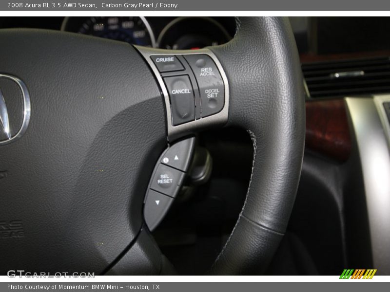 Carbon Gray Pearl / Ebony 2008 Acura RL 3.5 AWD Sedan