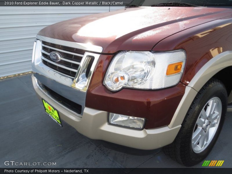 Dark Copper Metallic / Black/Camel 2010 Ford Explorer Eddie Bauer