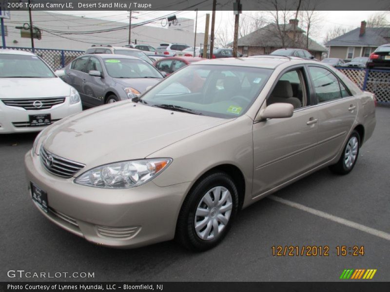Desert Sand Mica / Taupe 2006 Toyota Camry LE