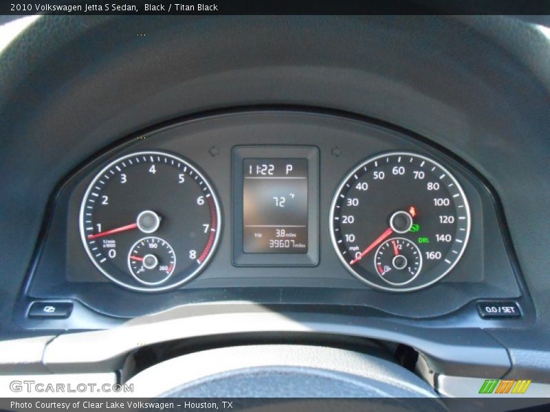 Black / Titan Black 2010 Volkswagen Jetta S Sedan