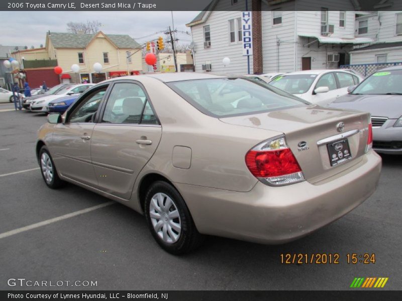 Desert Sand Mica / Taupe 2006 Toyota Camry LE