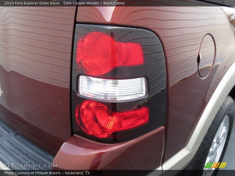 Dark Copper Metallic / Black/Camel 2010 Ford Explorer Eddie Bauer