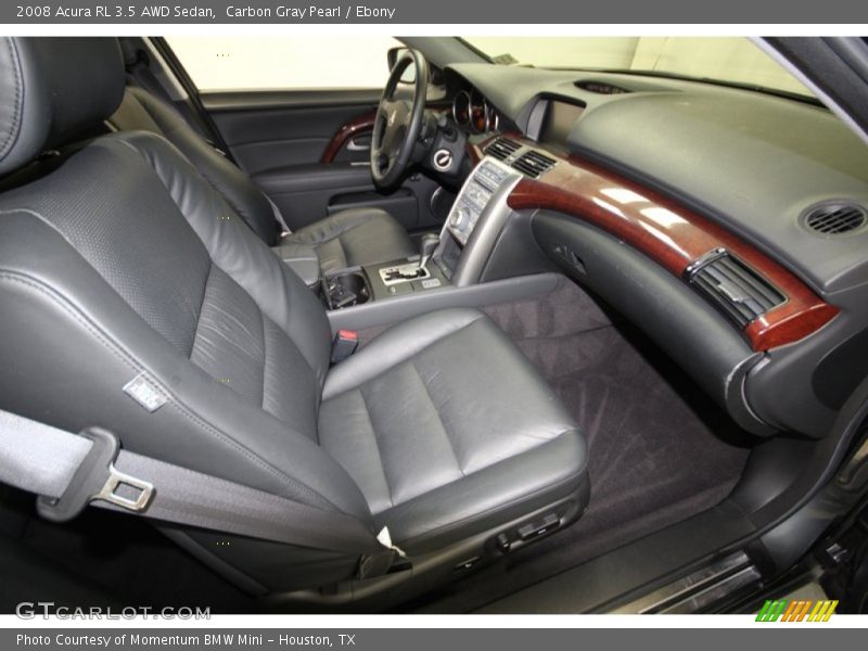 Carbon Gray Pearl / Ebony 2008 Acura RL 3.5 AWD Sedan