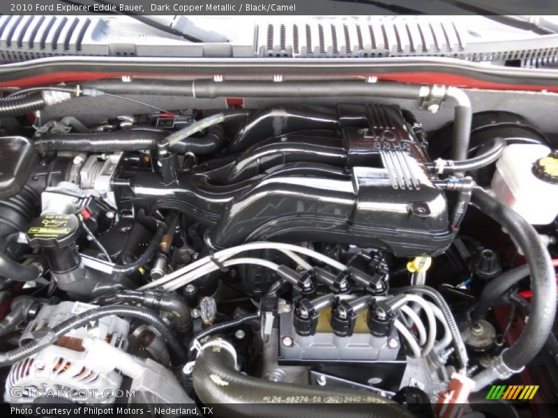 Dark Copper Metallic / Black/Camel 2010 Ford Explorer Eddie Bauer