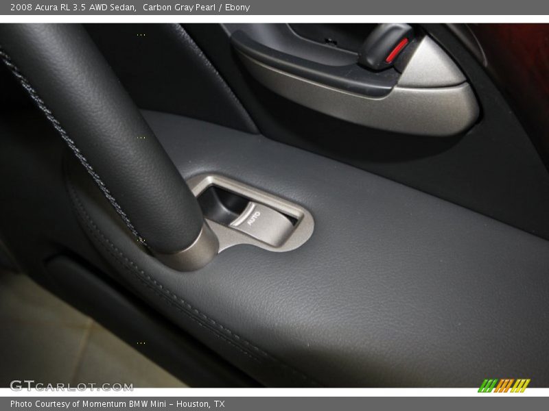 Carbon Gray Pearl / Ebony 2008 Acura RL 3.5 AWD Sedan