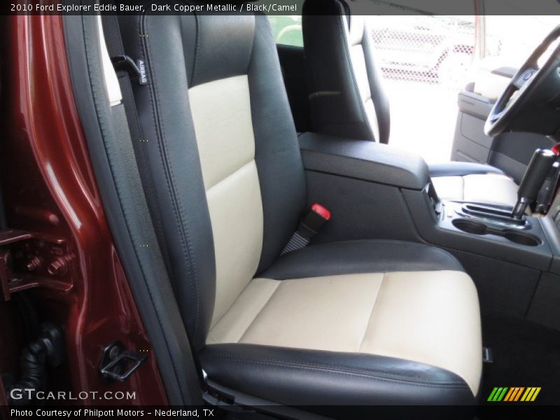 Dark Copper Metallic / Black/Camel 2010 Ford Explorer Eddie Bauer