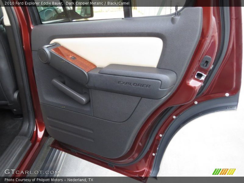 Dark Copper Metallic / Black/Camel 2010 Ford Explorer Eddie Bauer