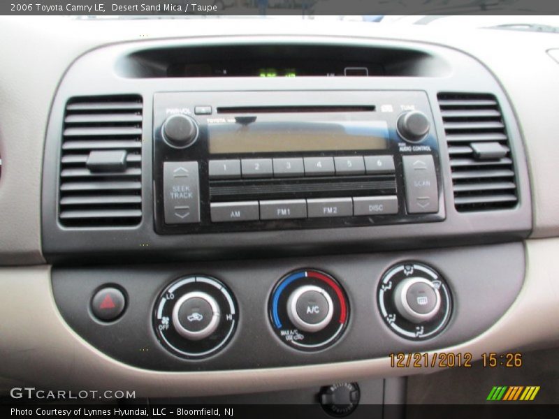 Desert Sand Mica / Taupe 2006 Toyota Camry LE