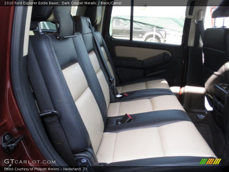 Dark Copper Metallic / Black/Camel 2010 Ford Explorer Eddie Bauer