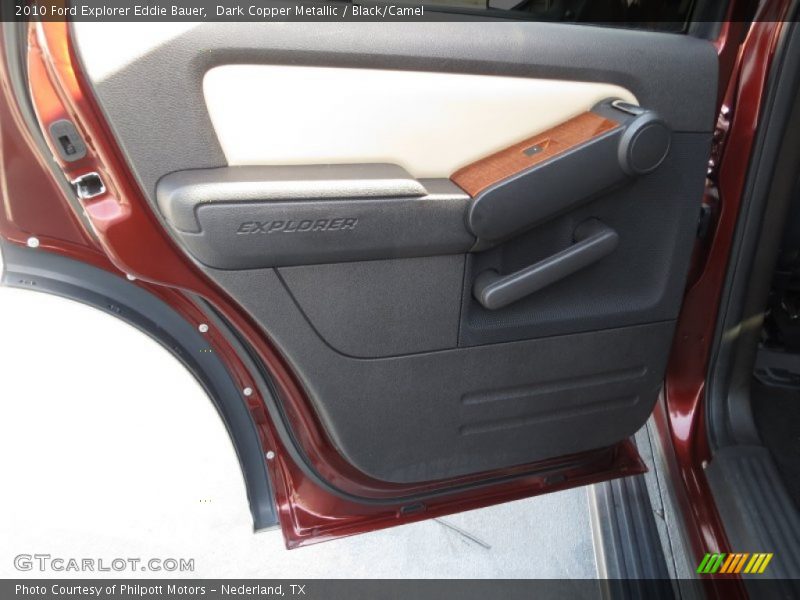 Dark Copper Metallic / Black/Camel 2010 Ford Explorer Eddie Bauer